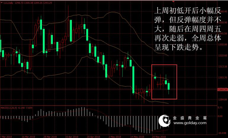 金盛盈富 上周金价走势