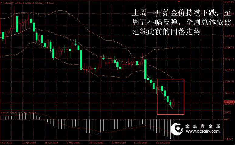 金盛盈富 上周金价走势